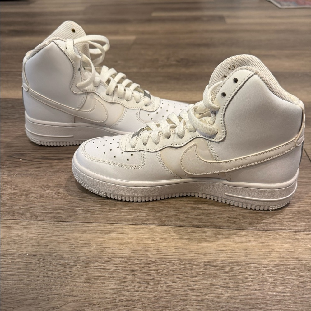 Nike Air Force 1 Mid Triple White Youth Size 5.5
